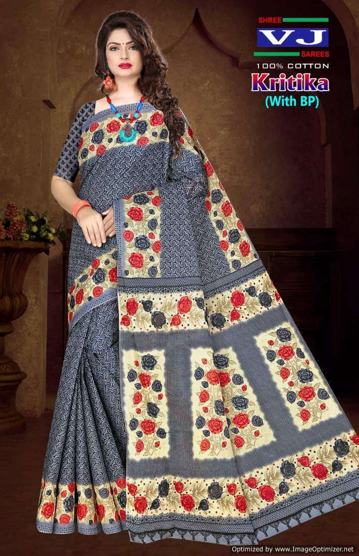 Shree VJ Kritika Vol-1 – Cotton Gujarati sarees wholesale