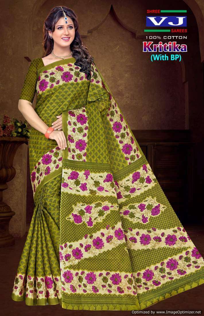 Shree VJ Kritika Vol-1 – Cotton Gujarati sarees wholesale