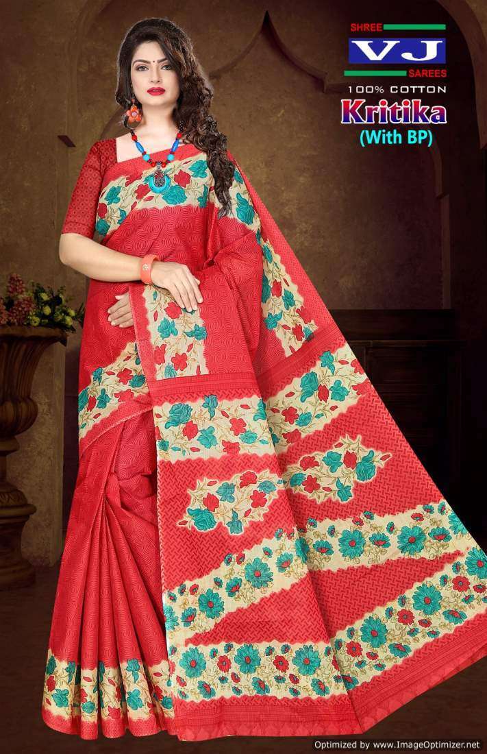 Shree VJ Kritika Vol-1 – Cotton Gujarati sarees wholesale