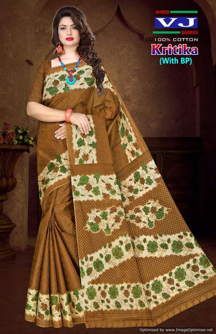Shree VJ Kritika Vol-1 – Cotton Gujarati sarees wholesale