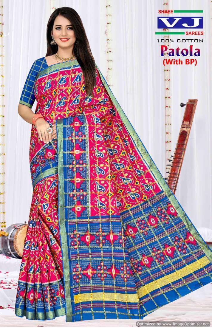 Shree VJ Patola – Cotton Traditional sarees in Ahmedabad