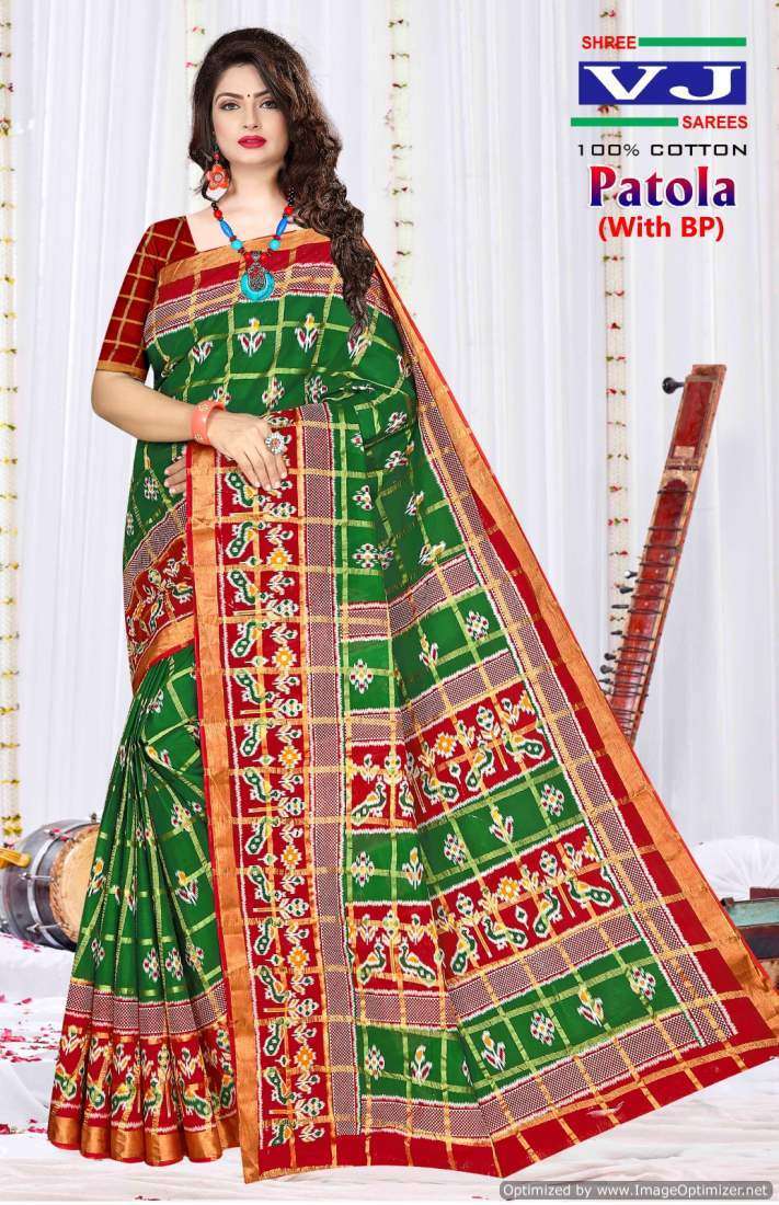 Shree VJ Patola – Cotton Traditional sarees in Ahmedabad