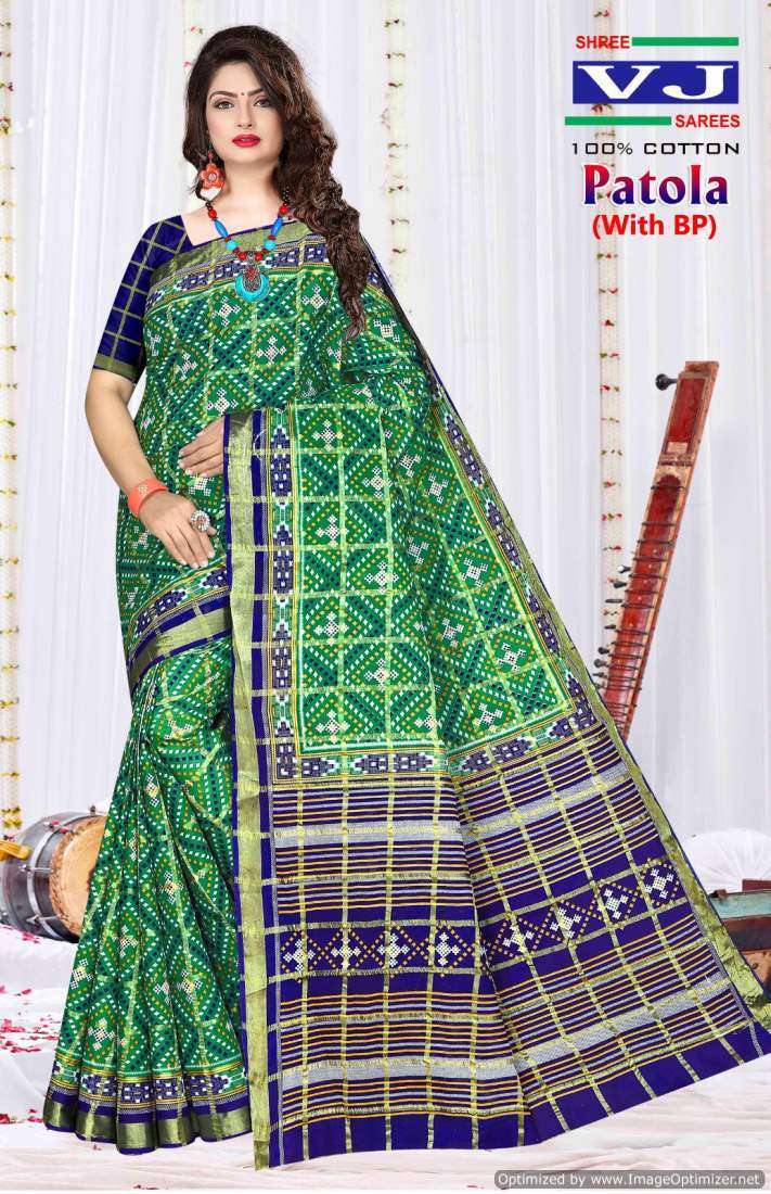 Shree VJ Patola – Cotton Traditional sarees in Ahmedabad