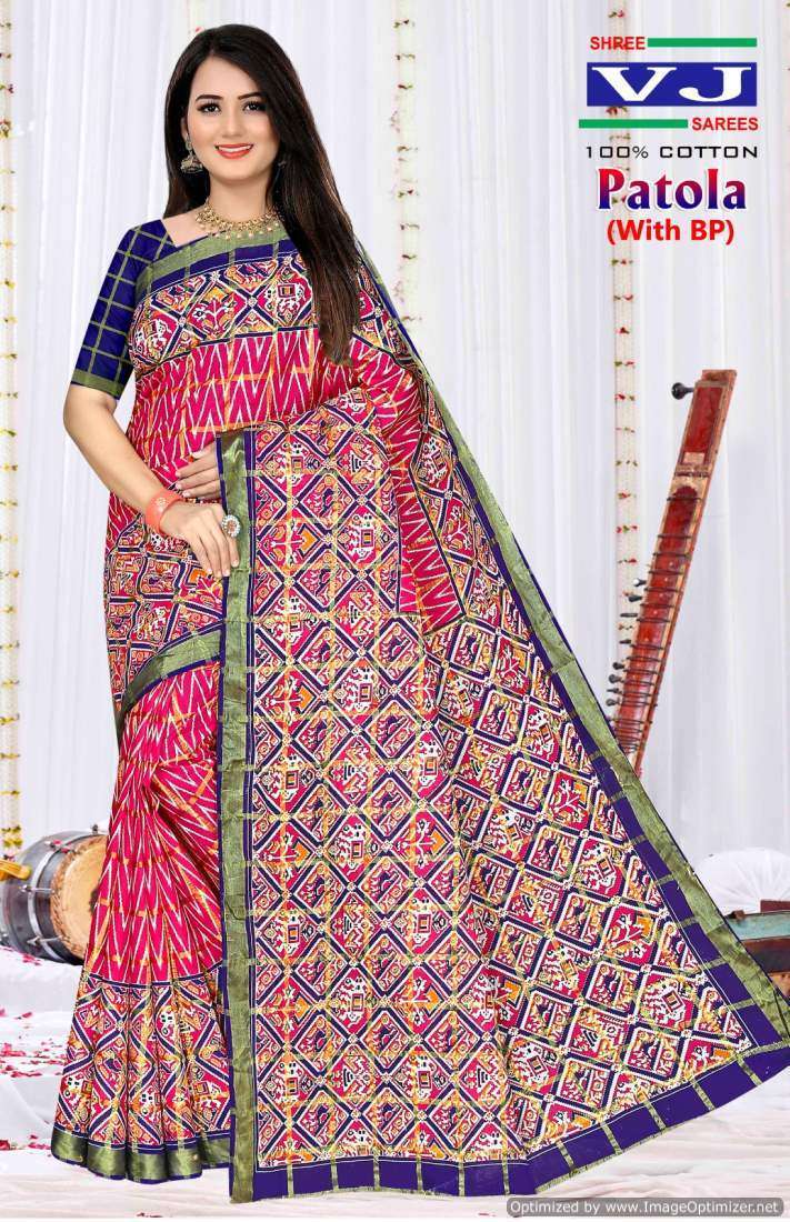 Shree VJ Patola – Cotton Traditional sarees in Ahmedabad