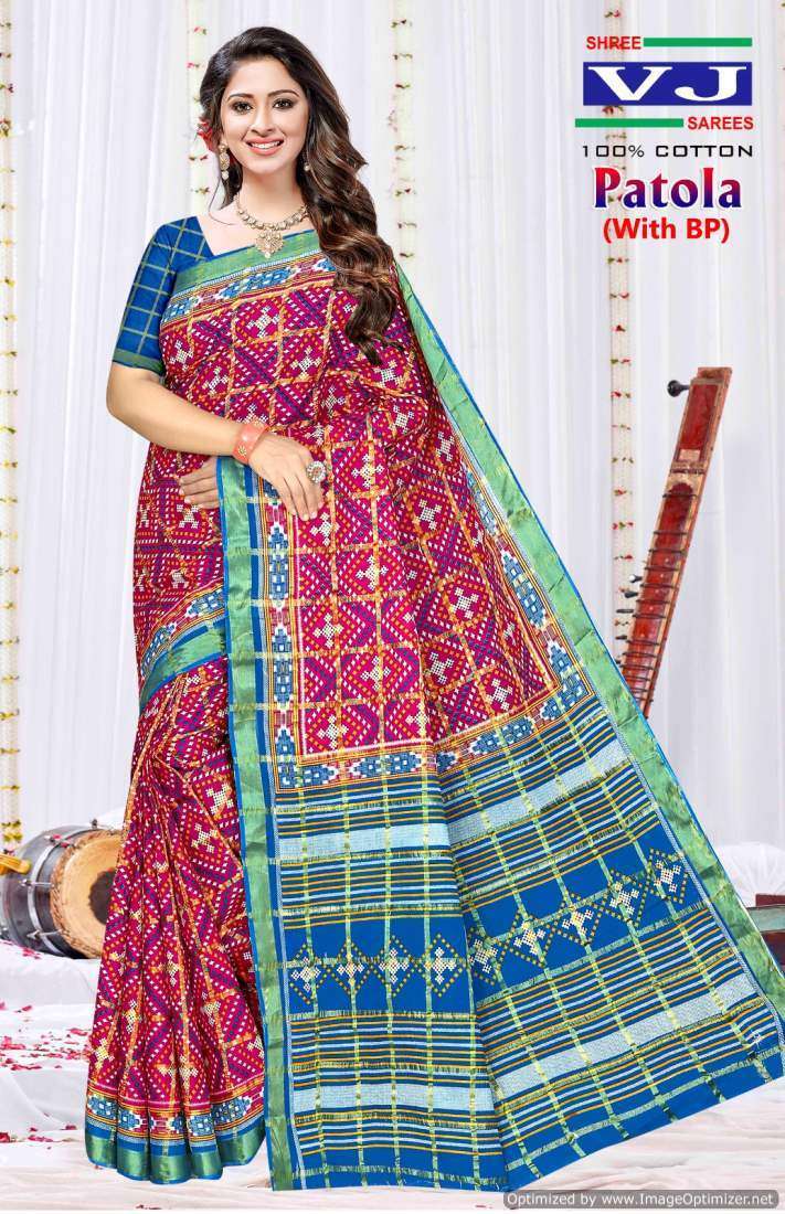 Shree VJ Patola – Cotton Traditional sarees in Ahmedabad
