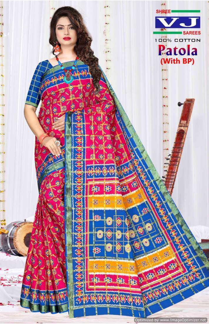 Shree VJ Patola – Cotton Traditional sarees in Ahmedabad