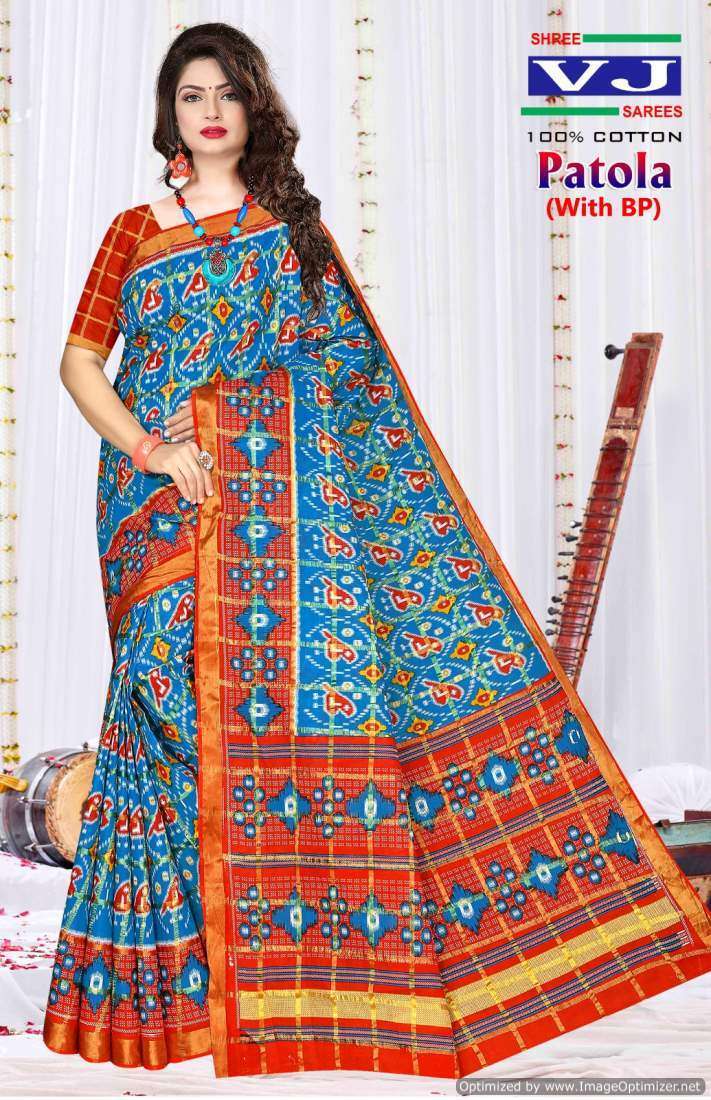 Shree VJ Patola – Cotton Traditional sarees in Ahmedabad
