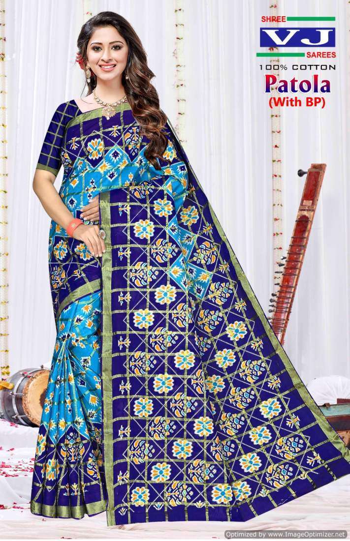 Shree VJ Patola – Cotton Traditional sarees in Ahmedabad