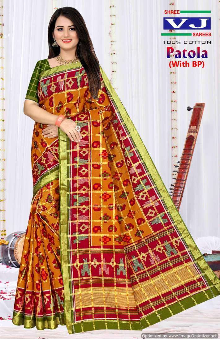 Shree VJ Patola – Cotton Traditional sarees in Ahmedabad