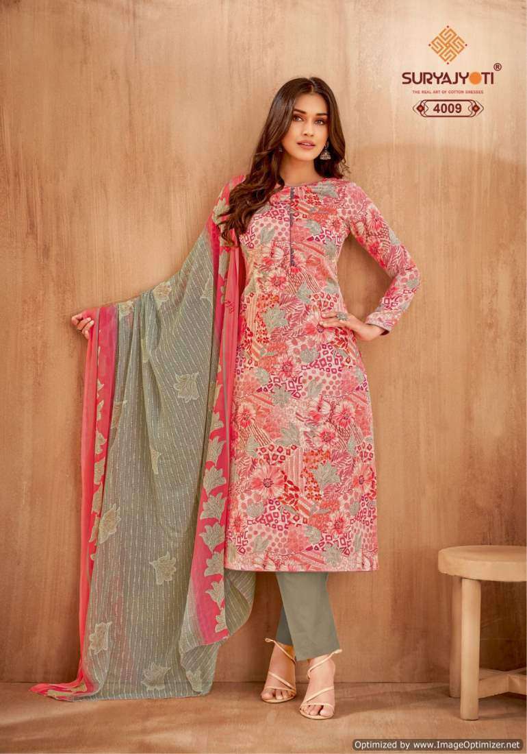 Suryajyoti Naishaa Vol-40 Cotton dress material wholesale