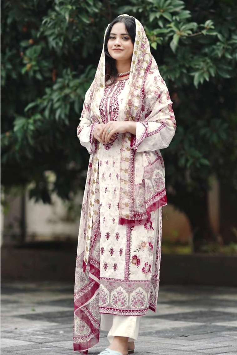 Taj 506 And 507 Cotton Dupatta Salwar kameez suppliers