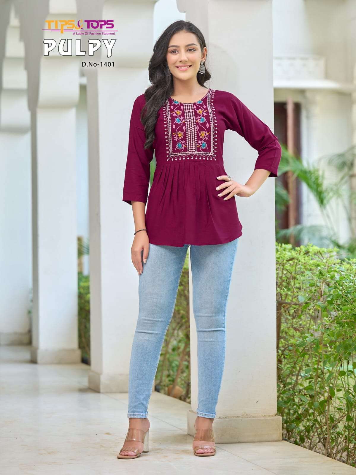 TIPS & TOPS PULPY Vol 14 Designer Kurtis for girls in Hyderabad