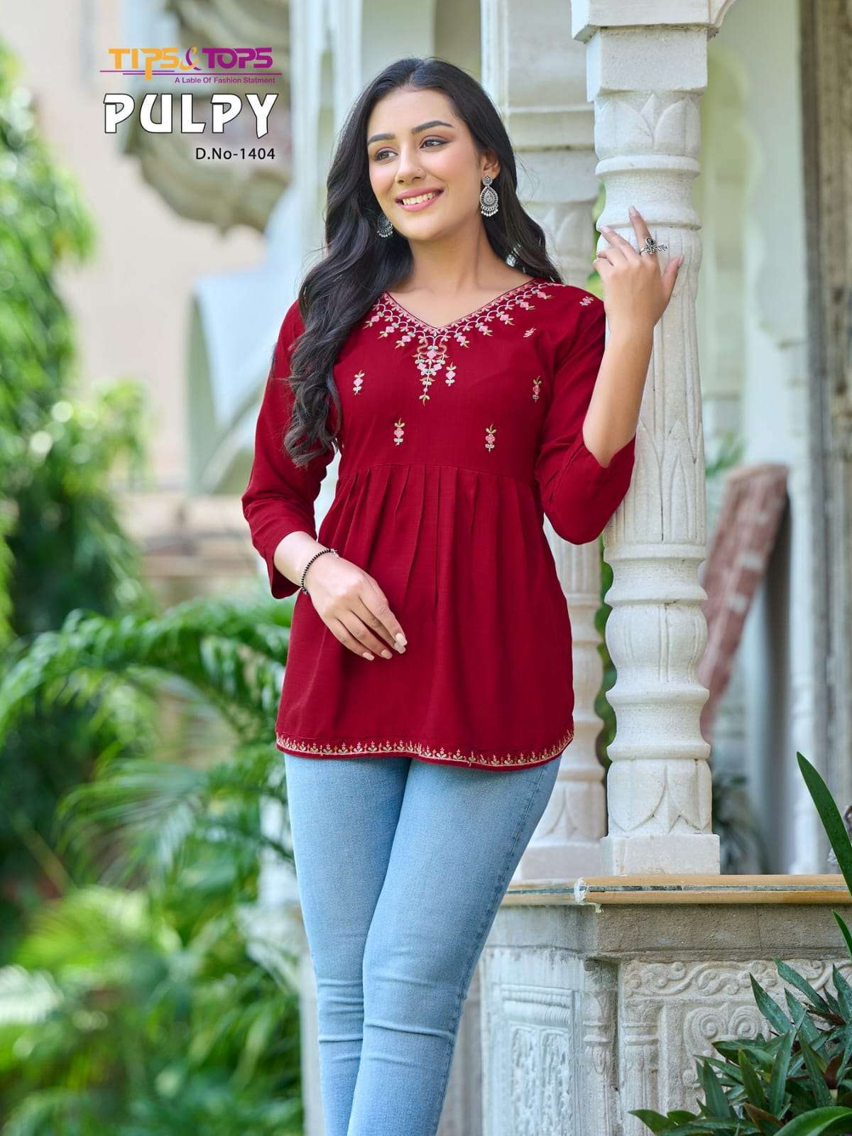 TIPS & TOPS PULPY Vol 14 Designer Kurtis for girls in Hyderabad