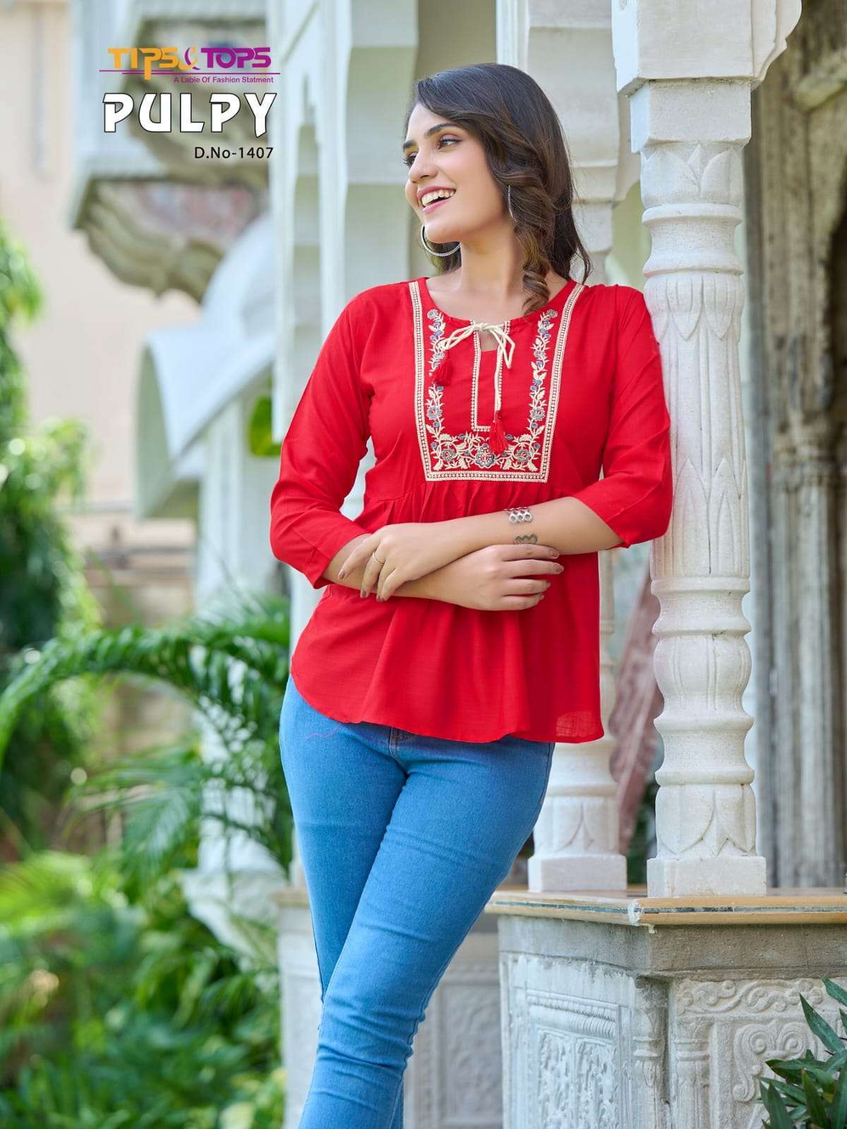 TIPS & TOPS PULPY Vol 14 Designer Kurtis for girls in Hyderabad