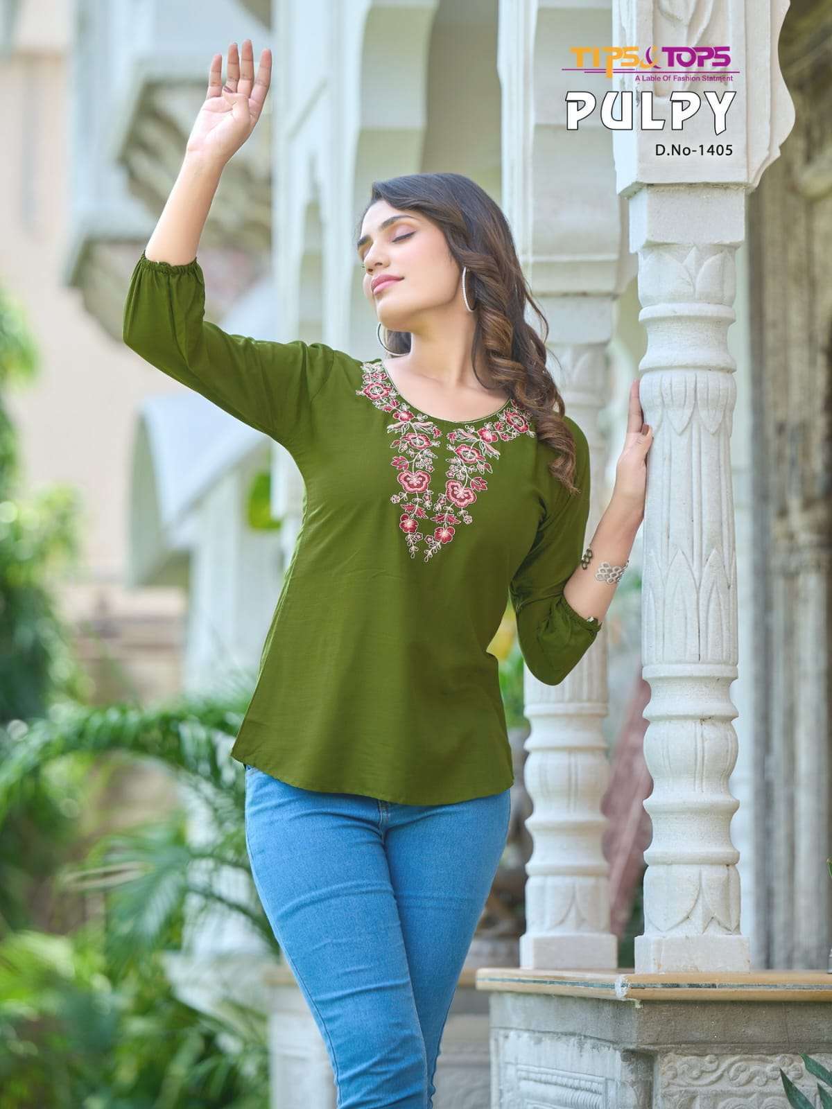 TIPS & TOPS PULPY Vol 14 Designer Kurtis for girls in Hyderabad