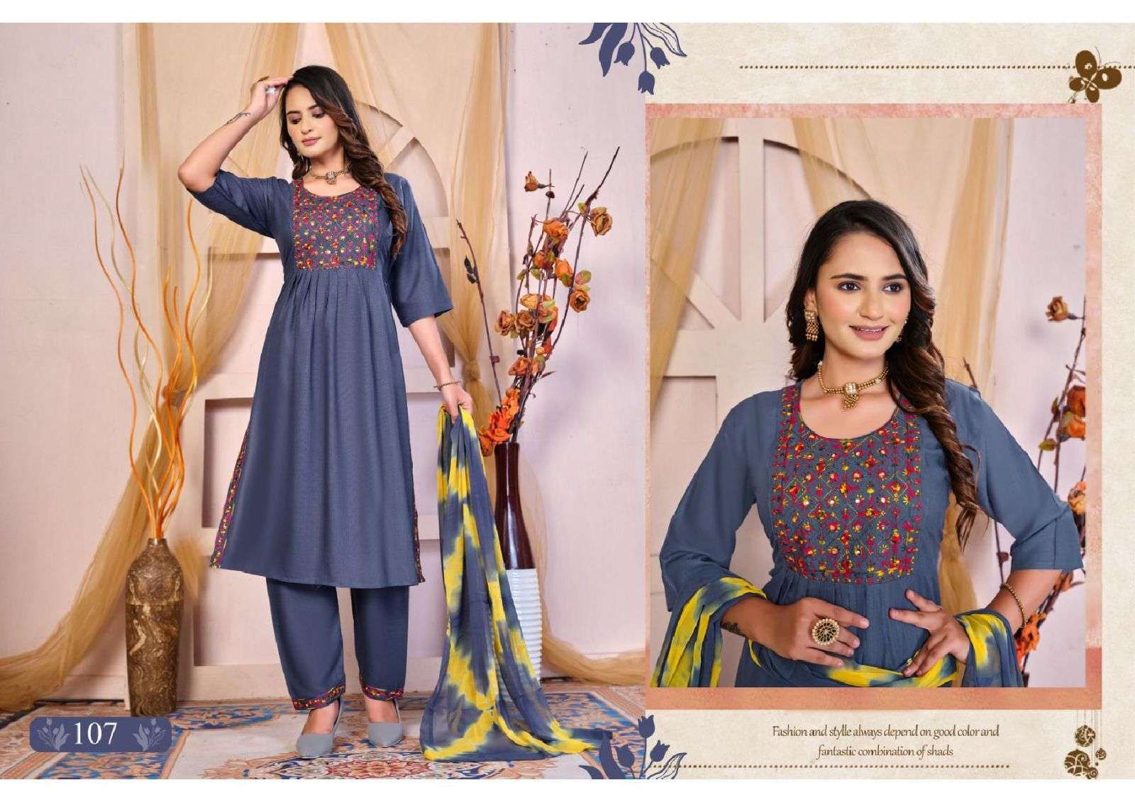 TRENDY NATURAL VOL.1 Printed Kurtis in Bangalore