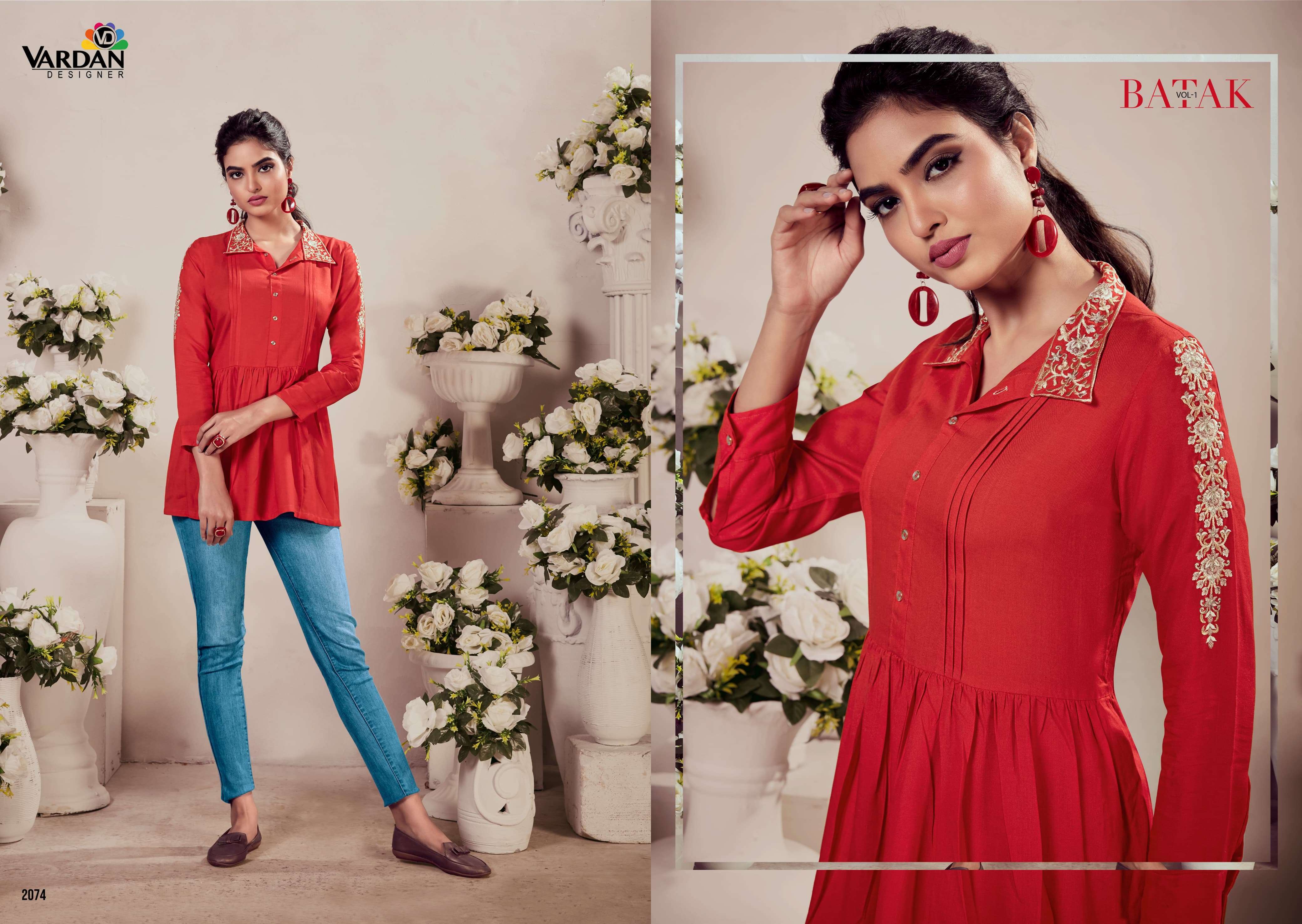 Vardan Designer BATAK- Vol- 1 Kurti market in Hyderabad