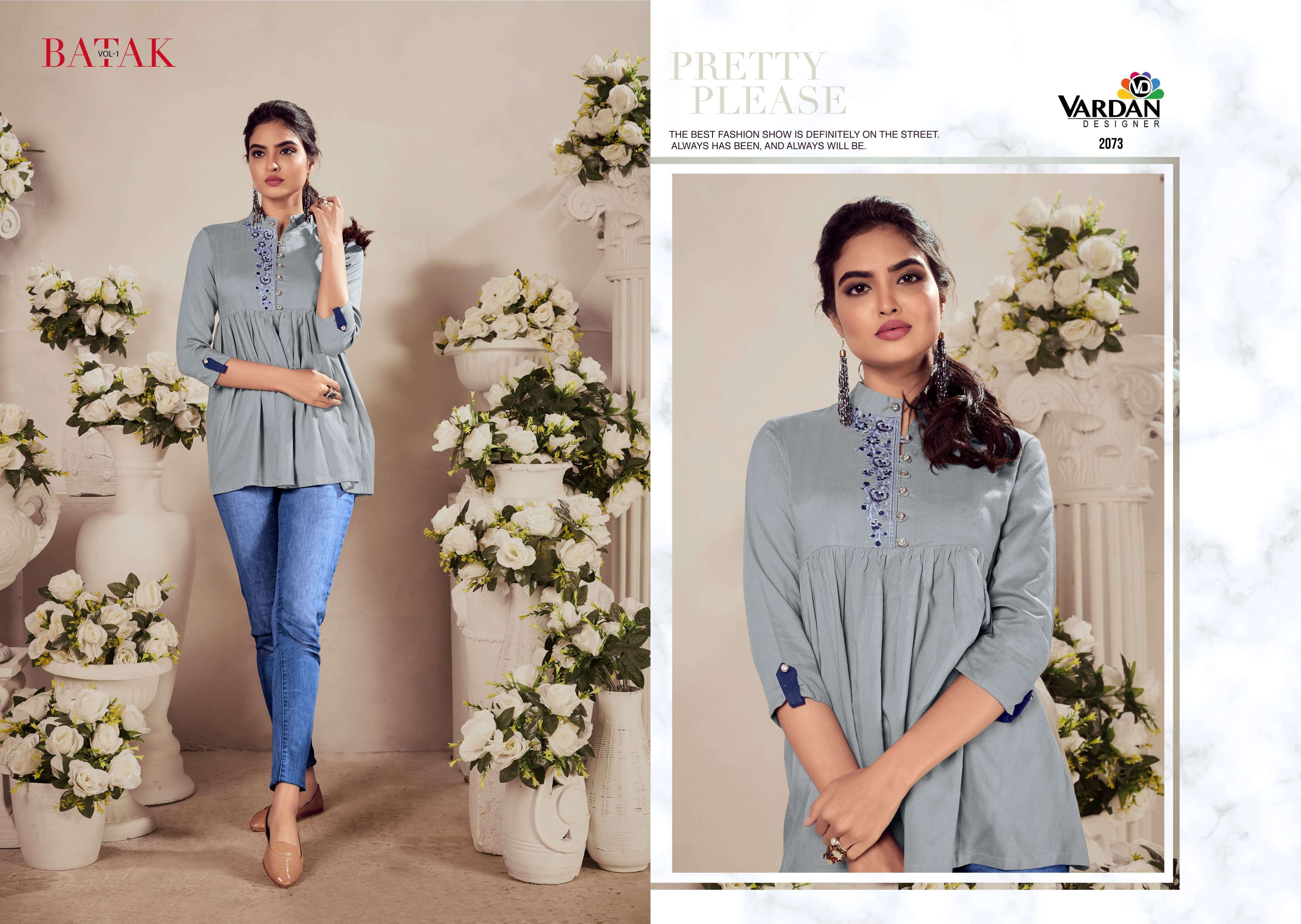 Vardan Designer BATAK- Vol- 1 Kurti market in Hyderabad