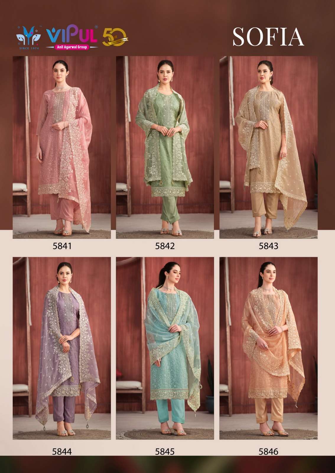 VIPUL SOFIA Bulk dress material suppliers