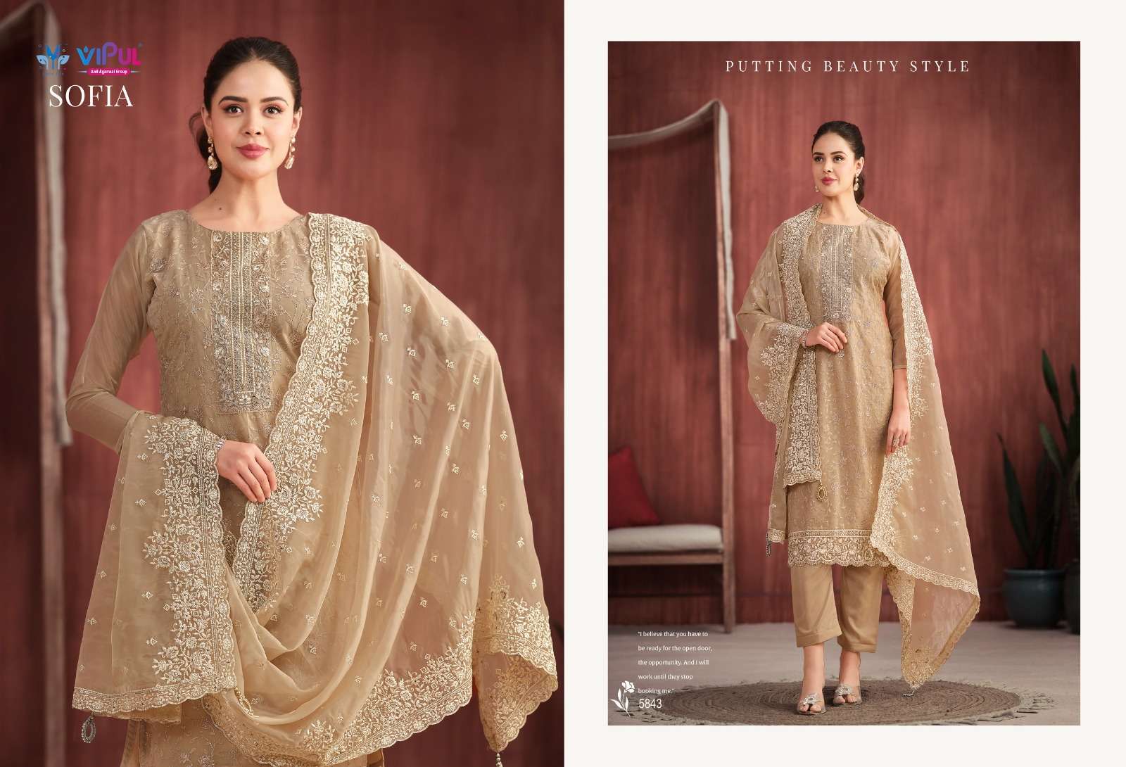 VIPUL SOFIA Bulk dress material suppliers