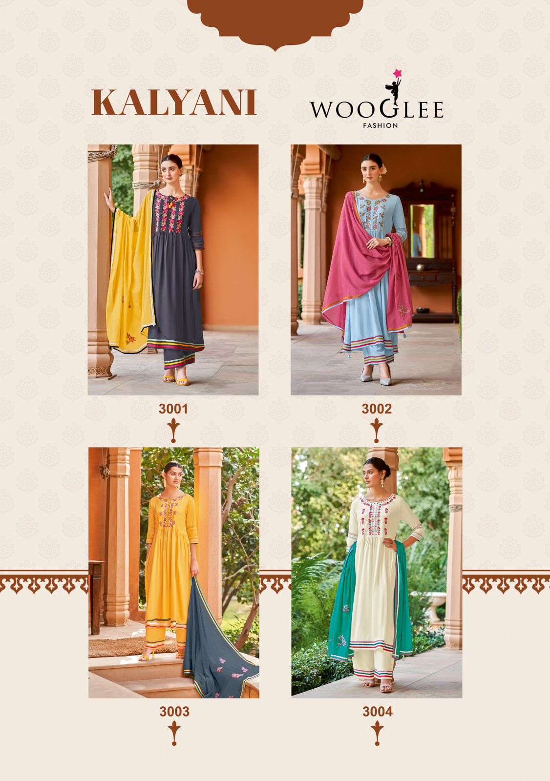 WOOGLEE Kalyani designer kurti wholesale