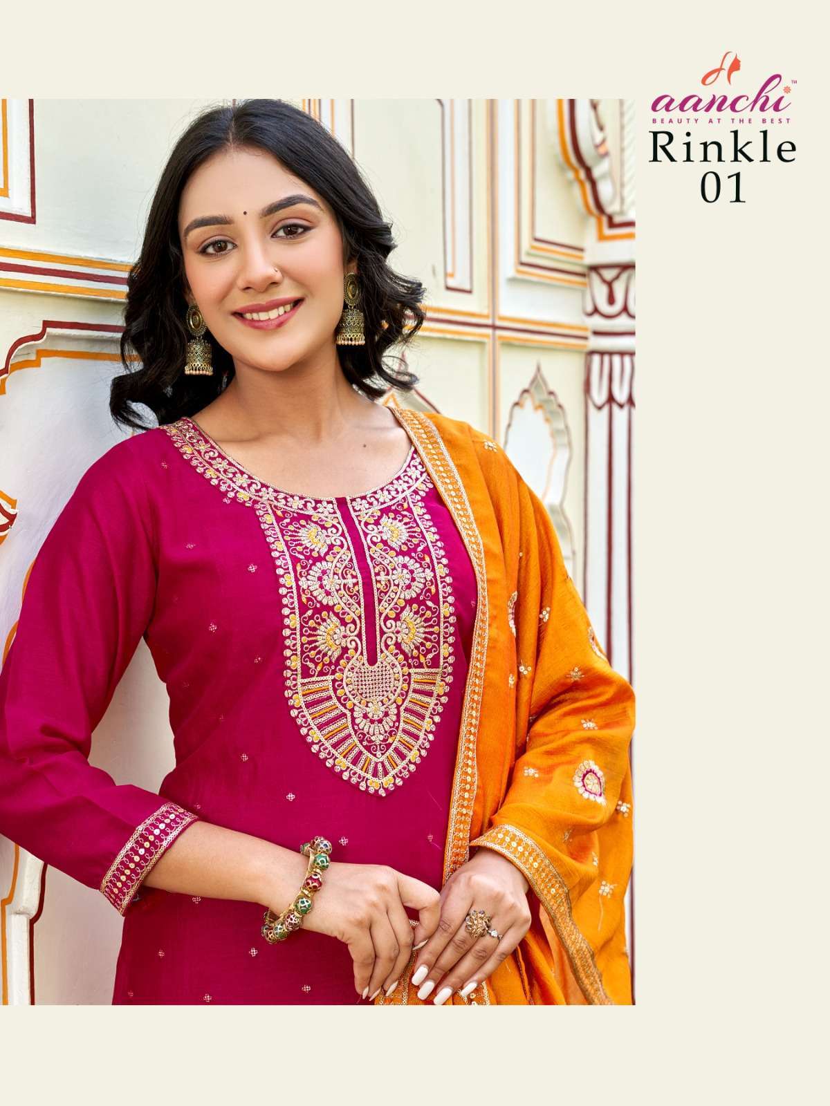 Aanchi RINKLE Traditional Kurtis wholesale in Bangalore