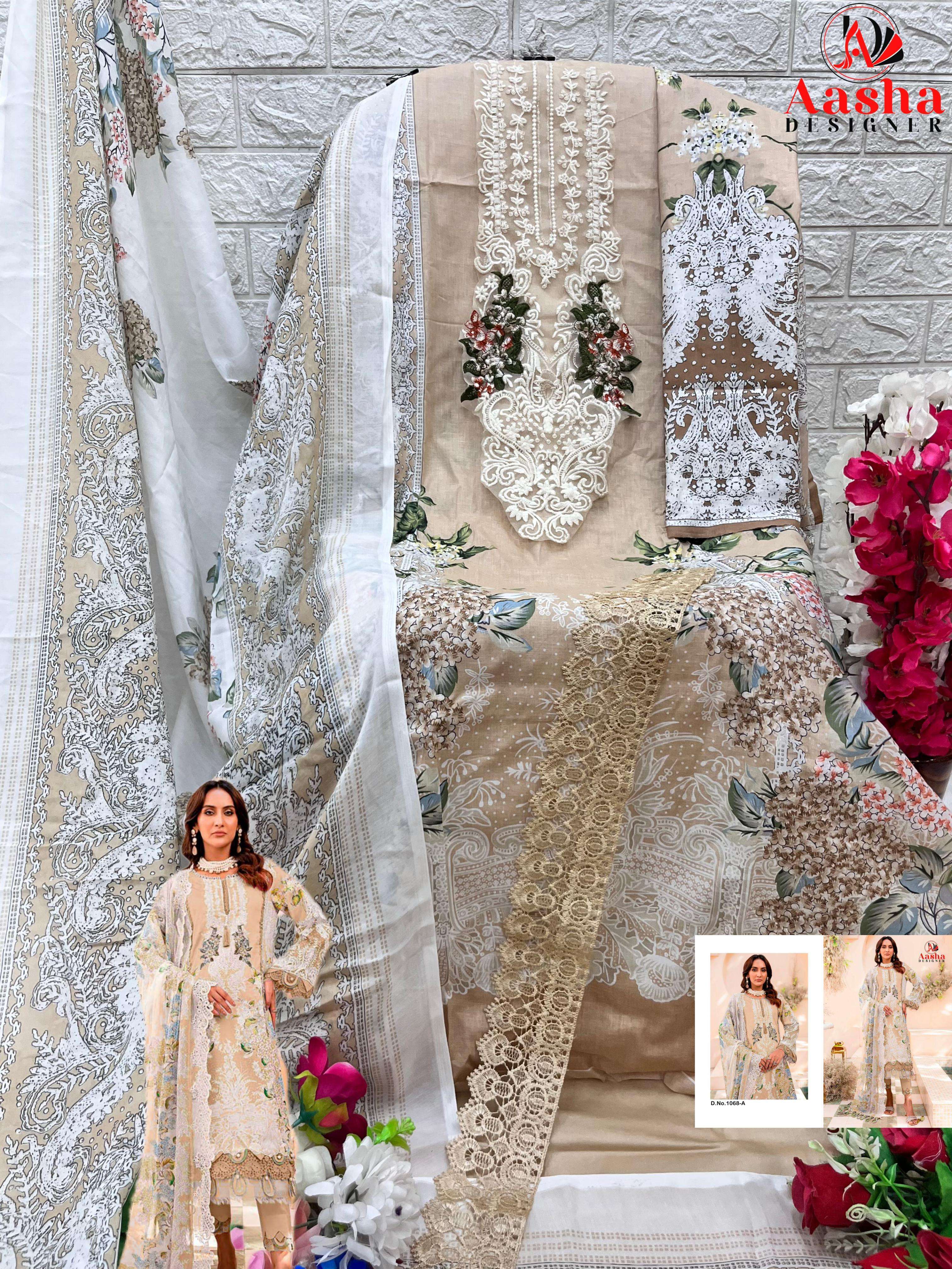 Cotton dupatta suits online on sale