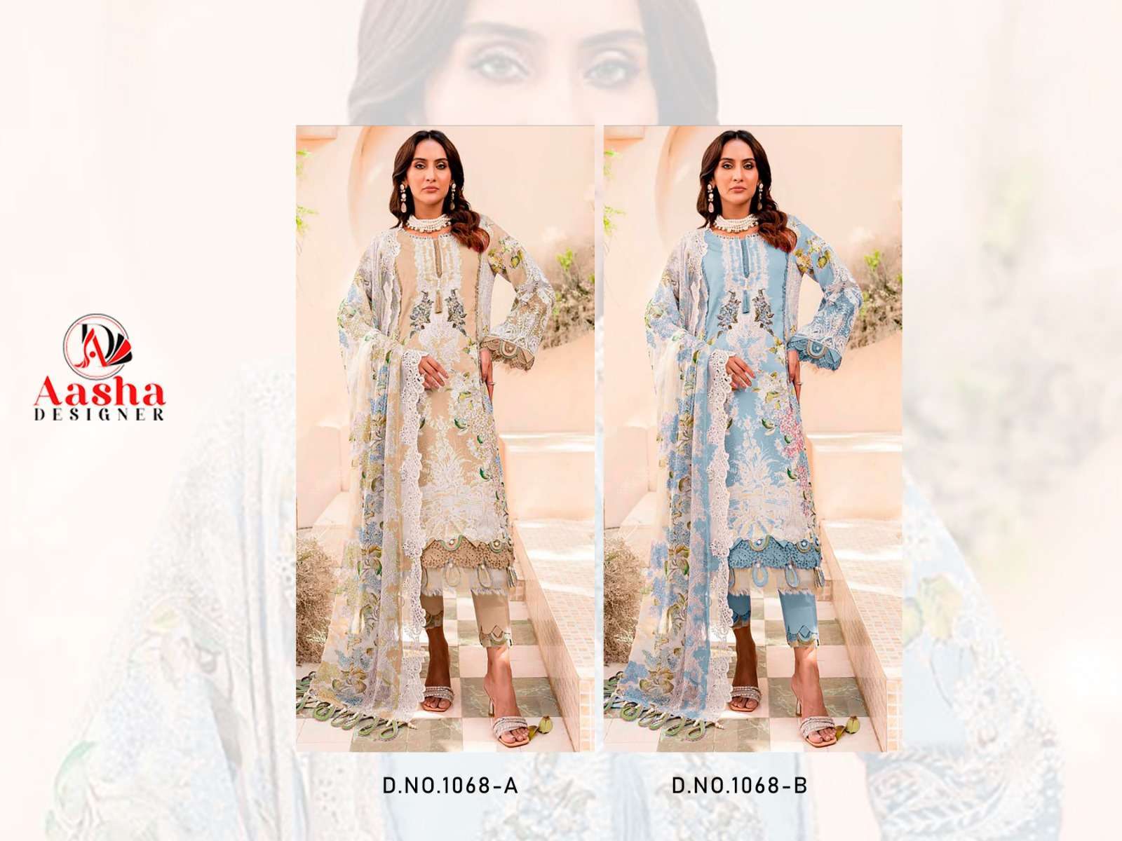 Aasha Needle Wonder Vol 7 Cotton Dupatta Indian Pakistani suits online