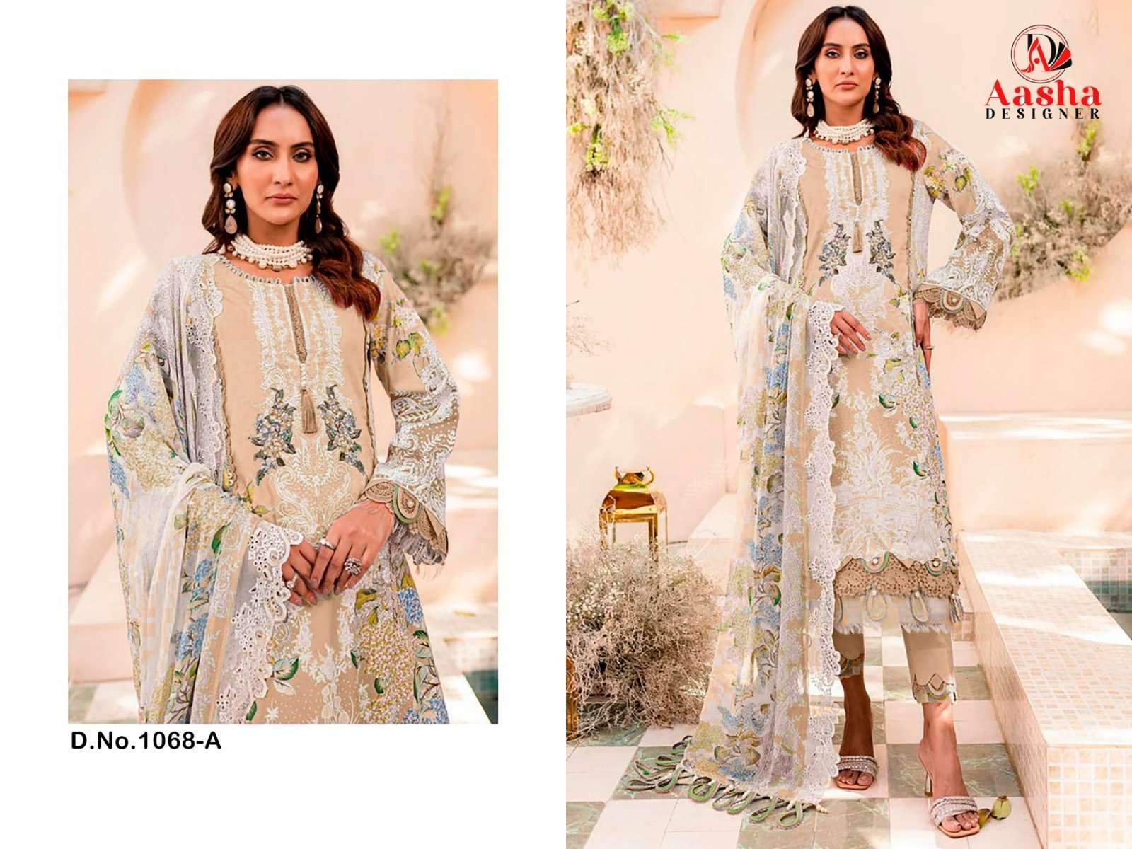 Aasha Needle Wonder Vol 7 Cotton Dupatta Indian Pakistani suits online