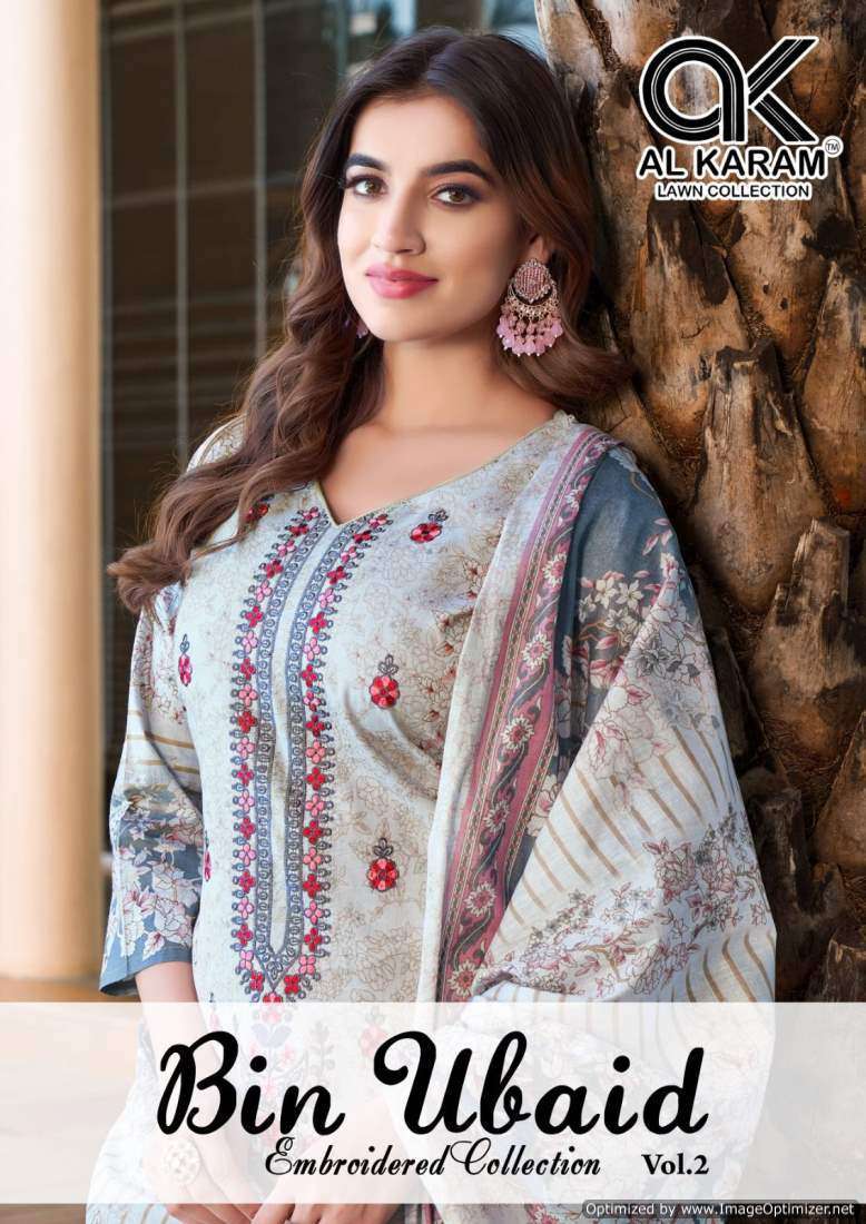 Al Karam Bin Ubaid Vol-2 Cotton dress material online