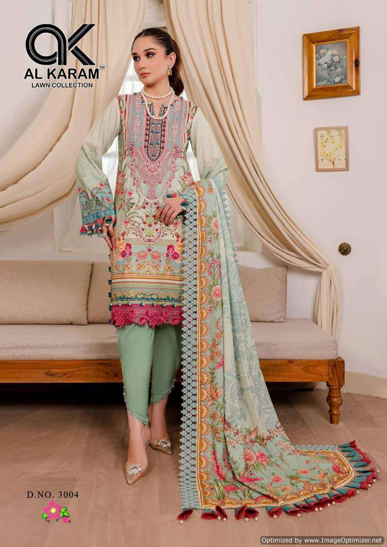 Al Karam Florence Vol 3 Cotton Ladies dress material wholesale Mumbai