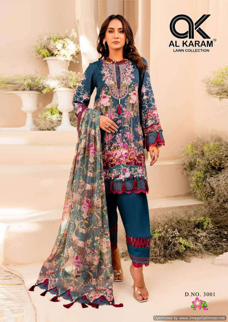 Al Karam Florence Vol-3 Dress material wholesalers in Kolkata