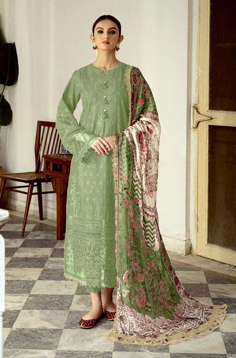 Anamsa 445 A To D Hit Colors Pakistani Salwar Kameez Designs