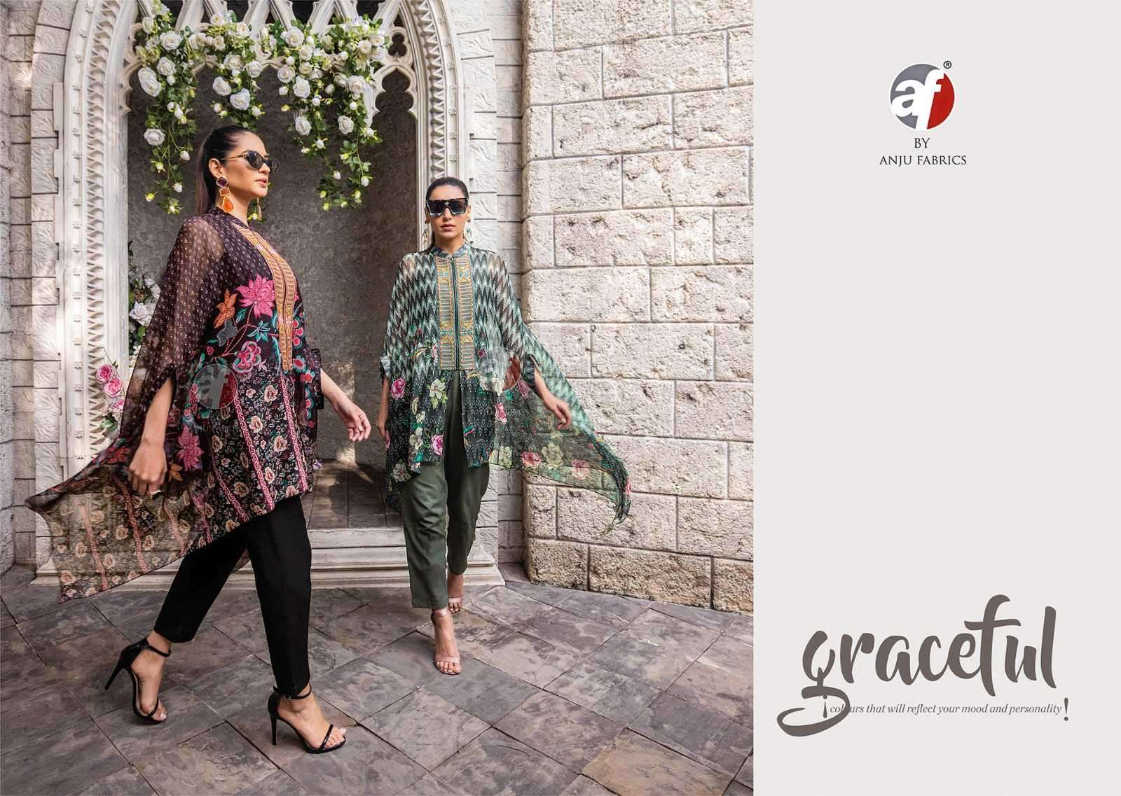 Anju Fabrics Cape Style Kurti manufacturers in Kolkata