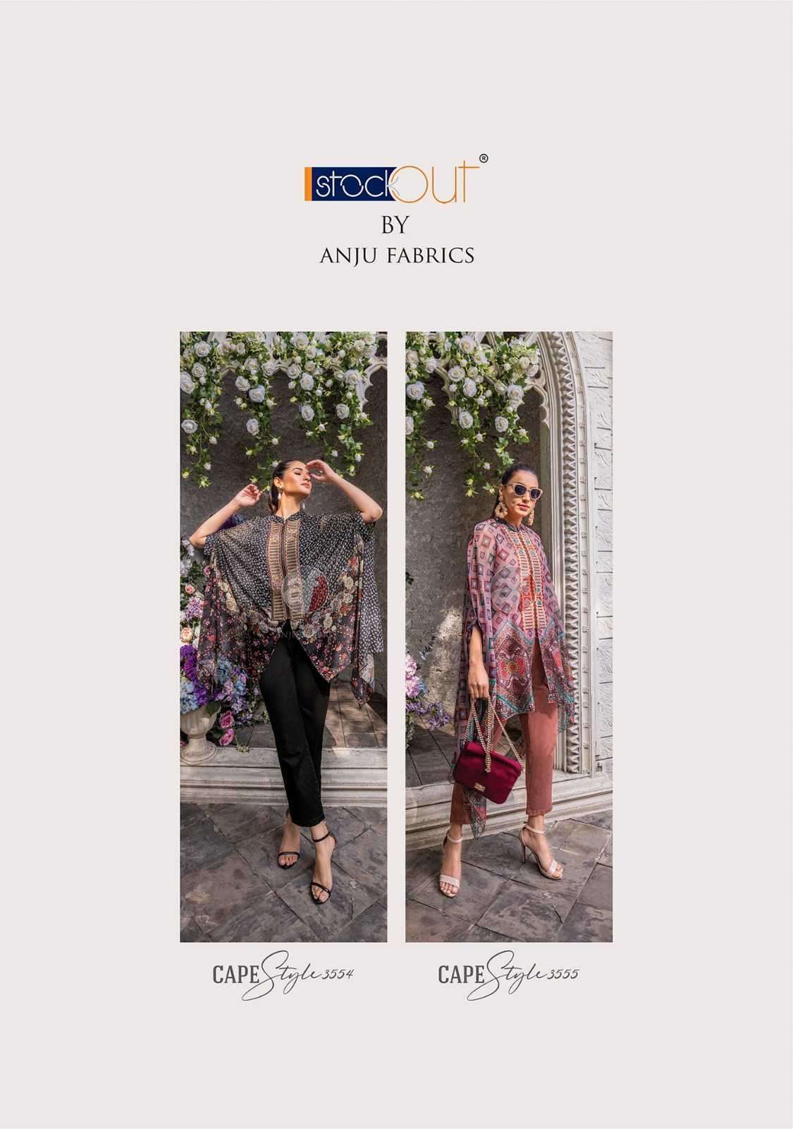 Anju Fabrics Cape Style Kurti manufacturers in Kolkata