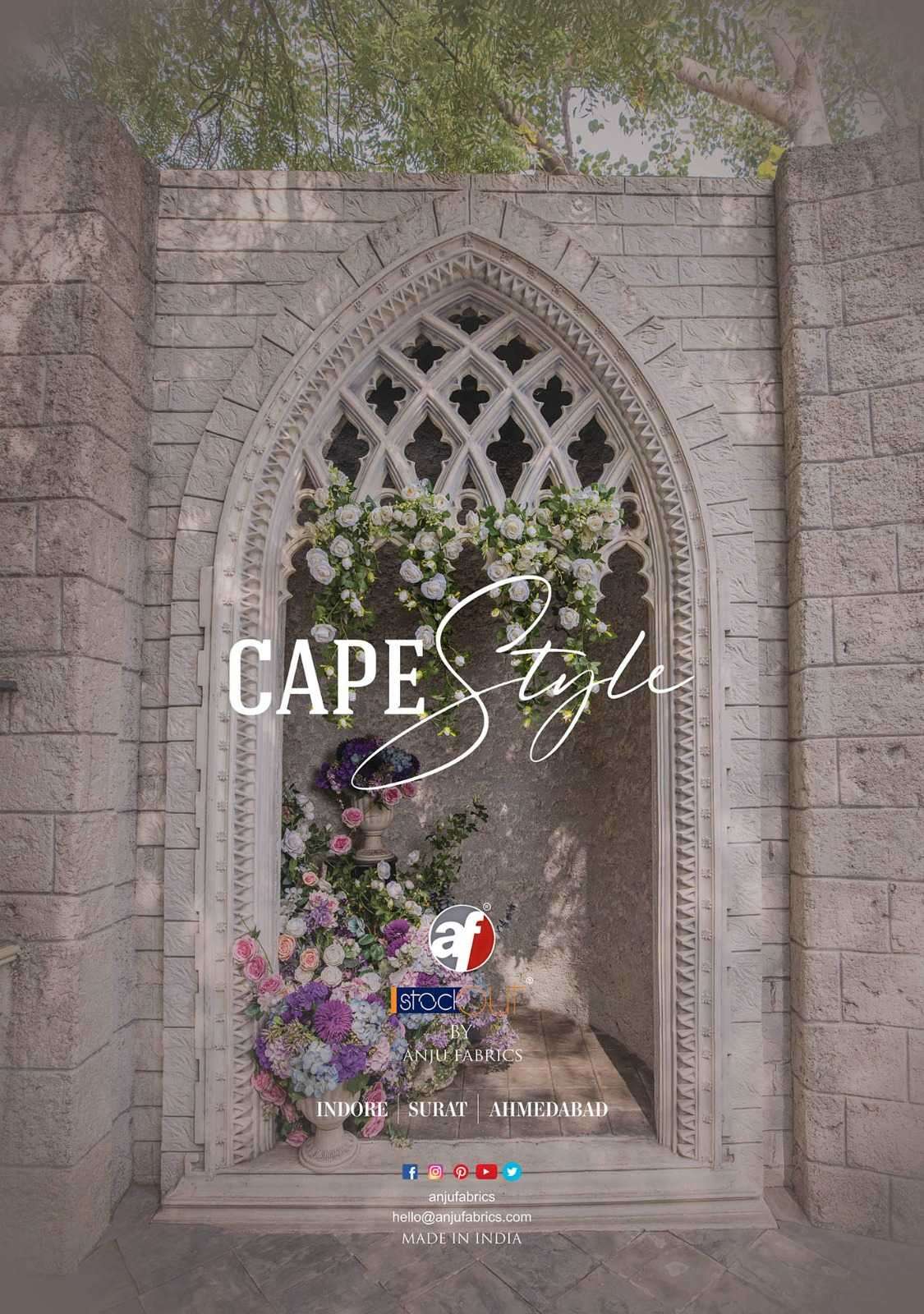 Anju Fabrics Cape Style Kurti manufacturers in Kolkata
