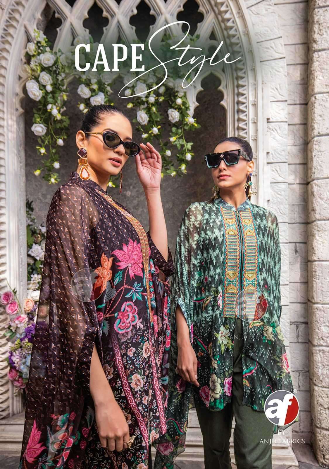 Anju Fabrics Cape Style Kurti manufacturers in Kolkata