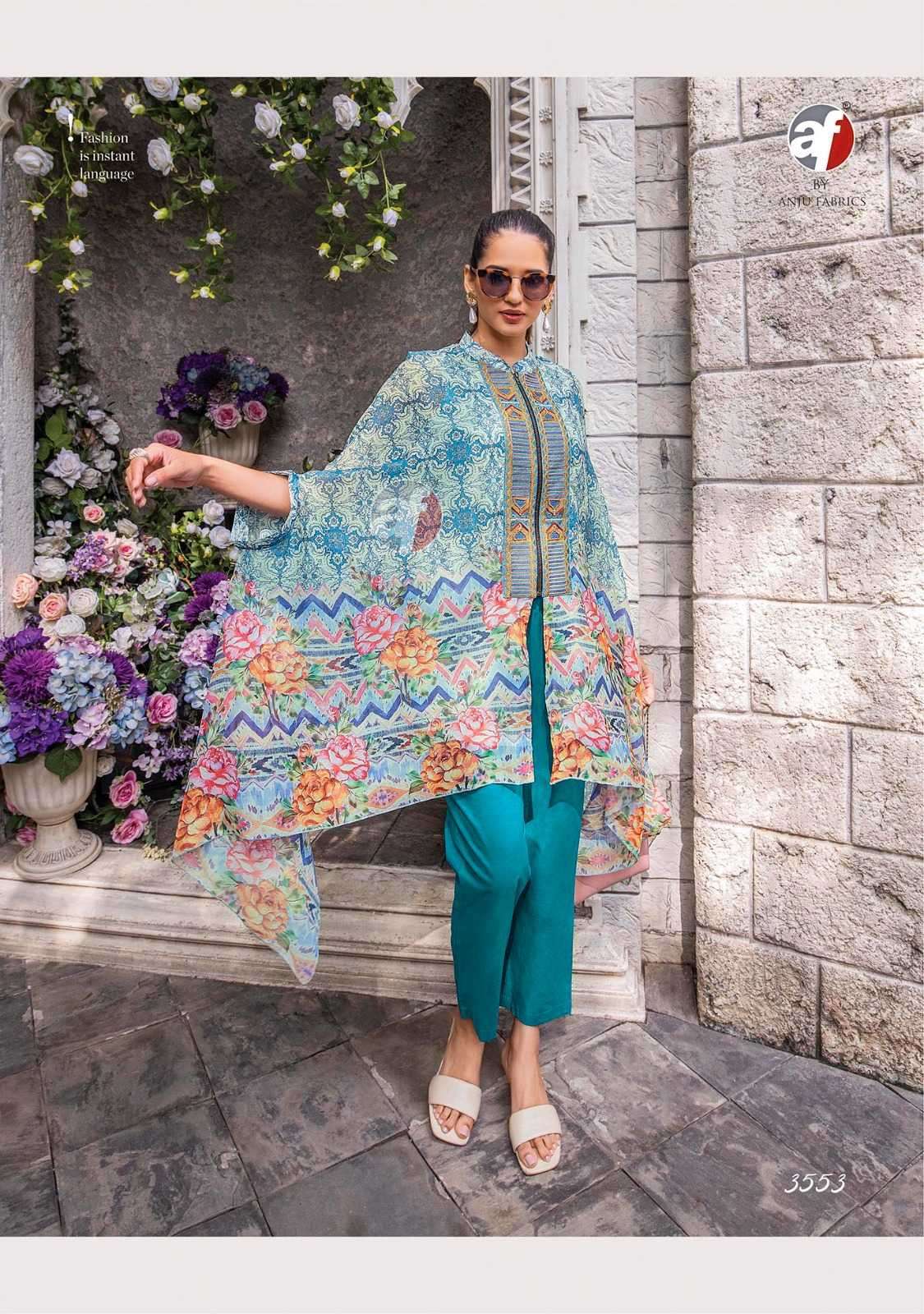 Anju Fabrics Cape Style Kurti manufacturers in Kolkata