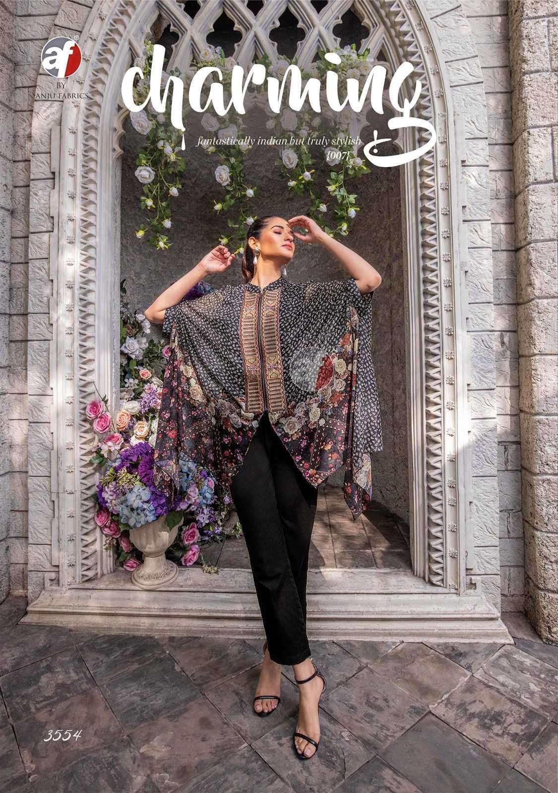 Anju Fabrics Cape Style Kurti manufacturers in Kolkata