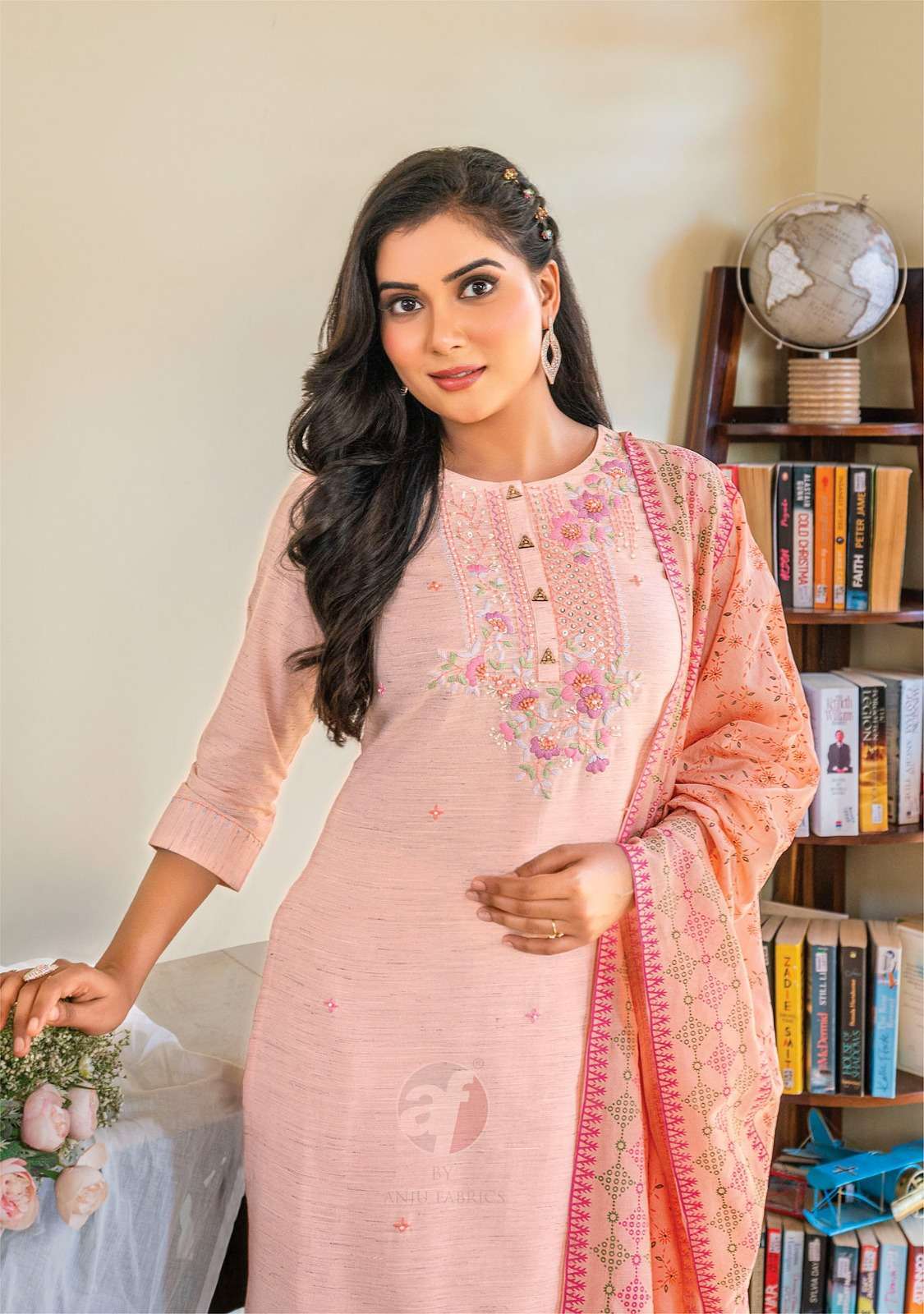 Anju Fabrics Cotton Crush Vol -3 Anarkali Kurtis in Bangalore