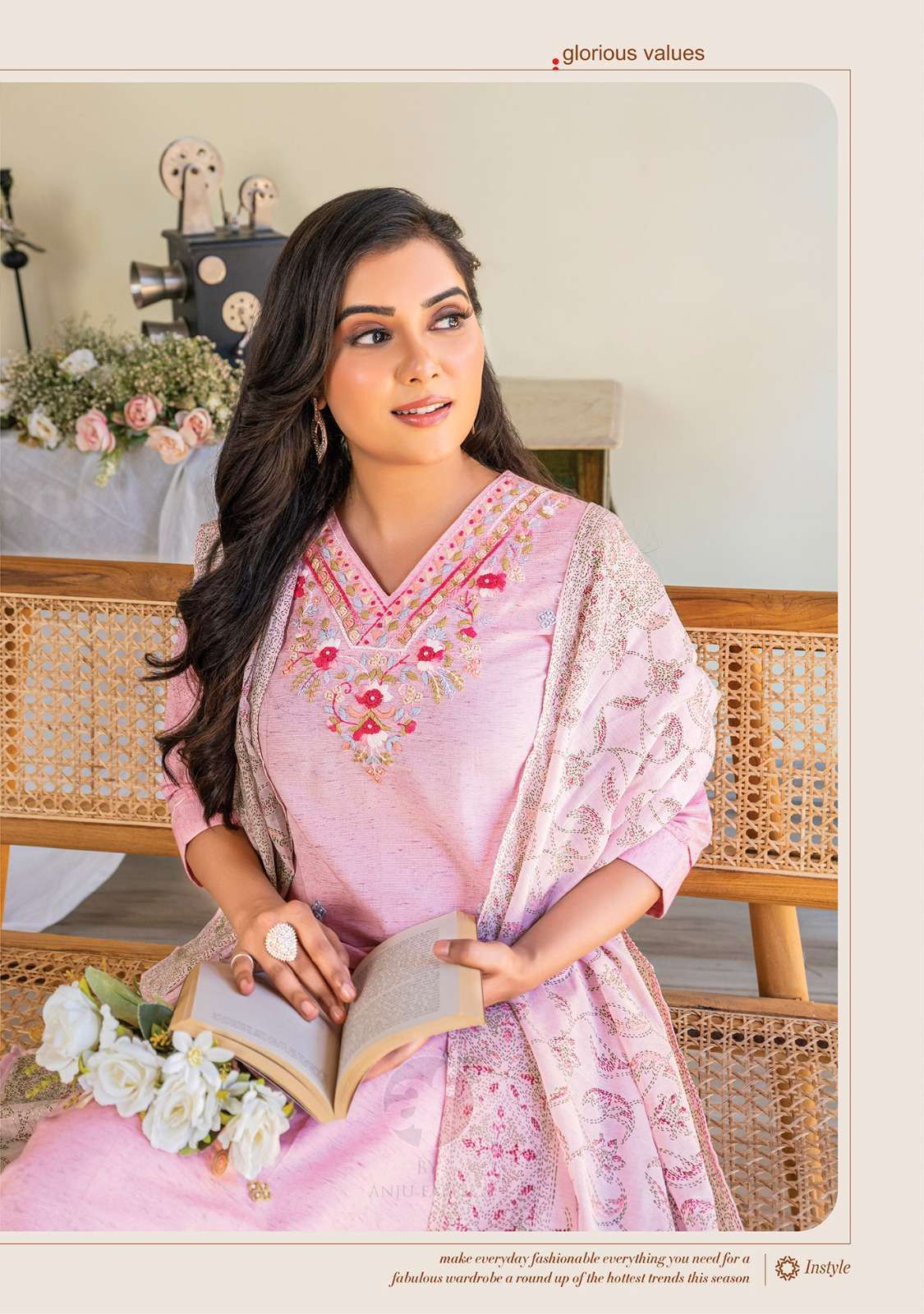 Anju Fabrics Cotton Crush Vol -3 Anarkali Kurtis in Bangalore