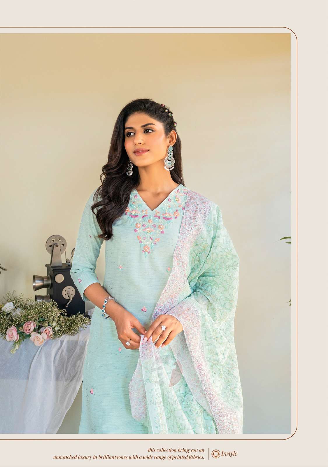 Anju Fabrics Cotton Crush Vol -3 Anarkali Kurtis in Bangalore
