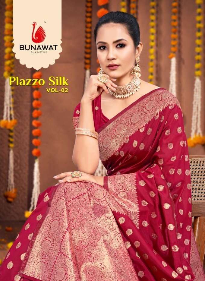 BUNAWAT Plazzo Silk Vol-02 Wholesale sarees online shopping