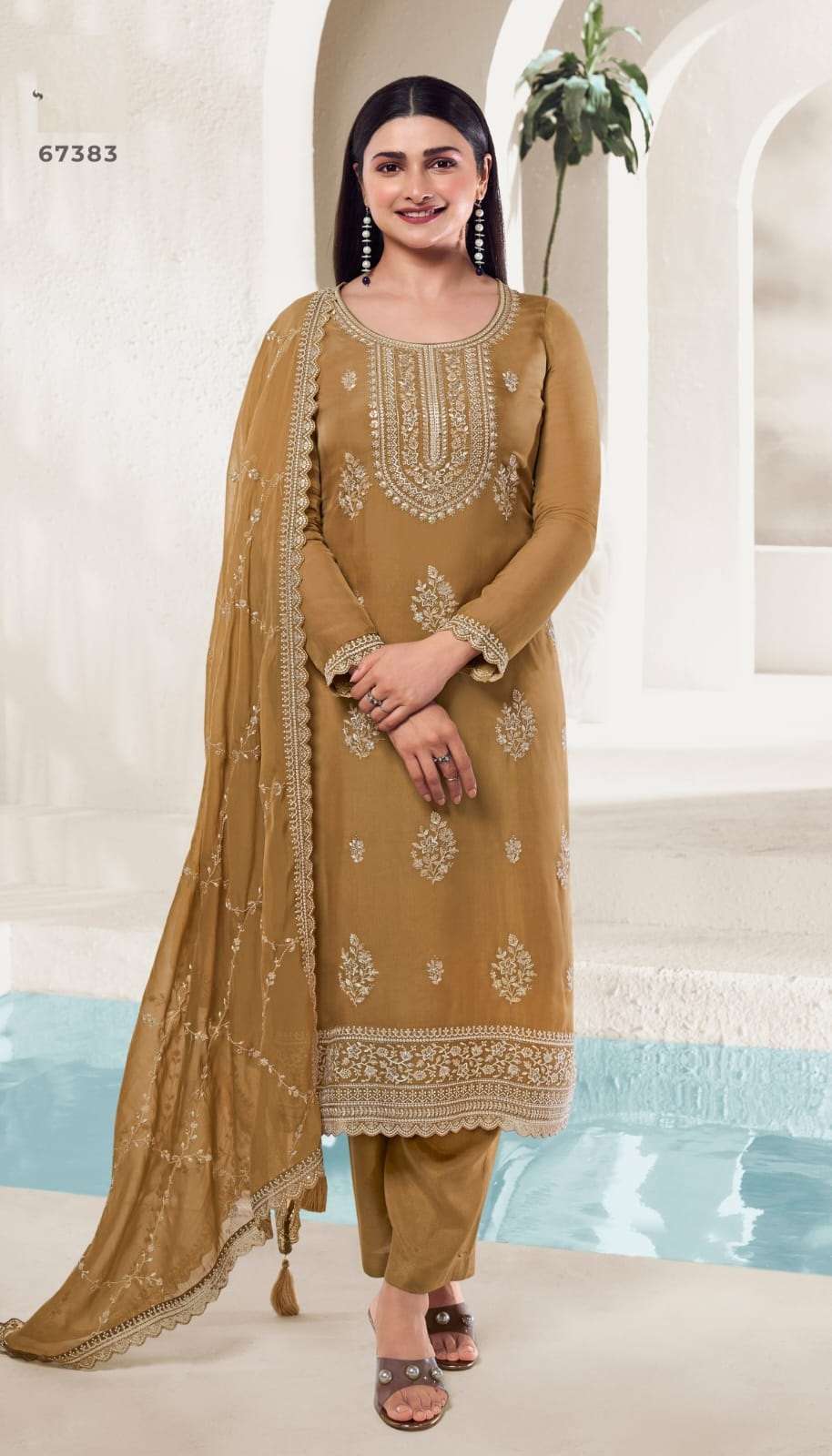 Chakori 67381 To 67386 Organza Embroidery Traditional Salwar Kameez