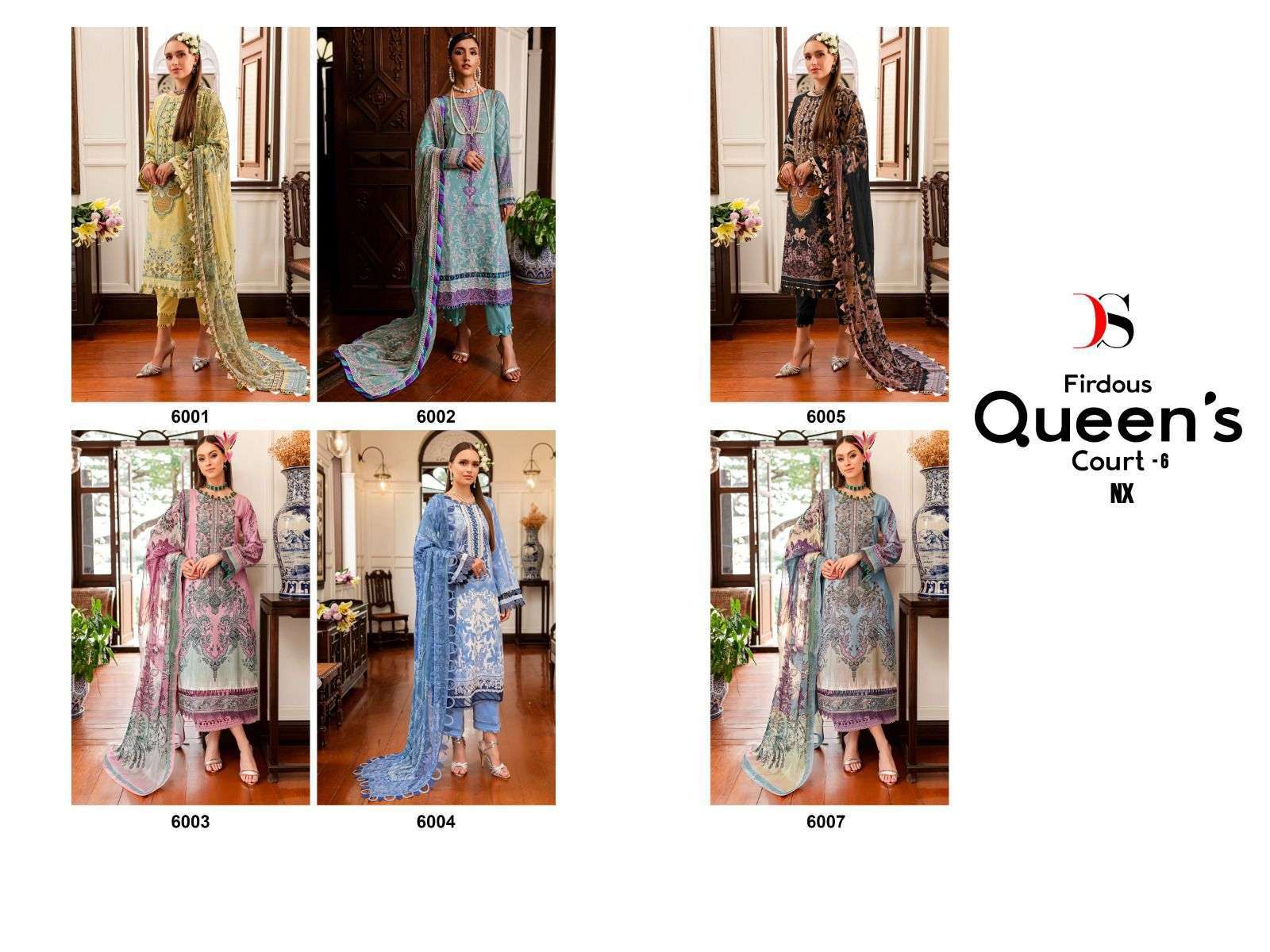 Deepsy Firdous Queens Court 6 Nx Chiffon Dupatta  Pakistani suits online shopping in USA