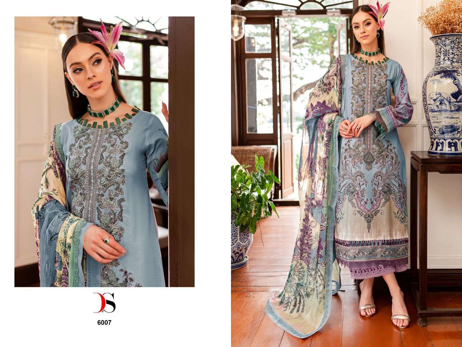 Cotton dupatta suits online sales
