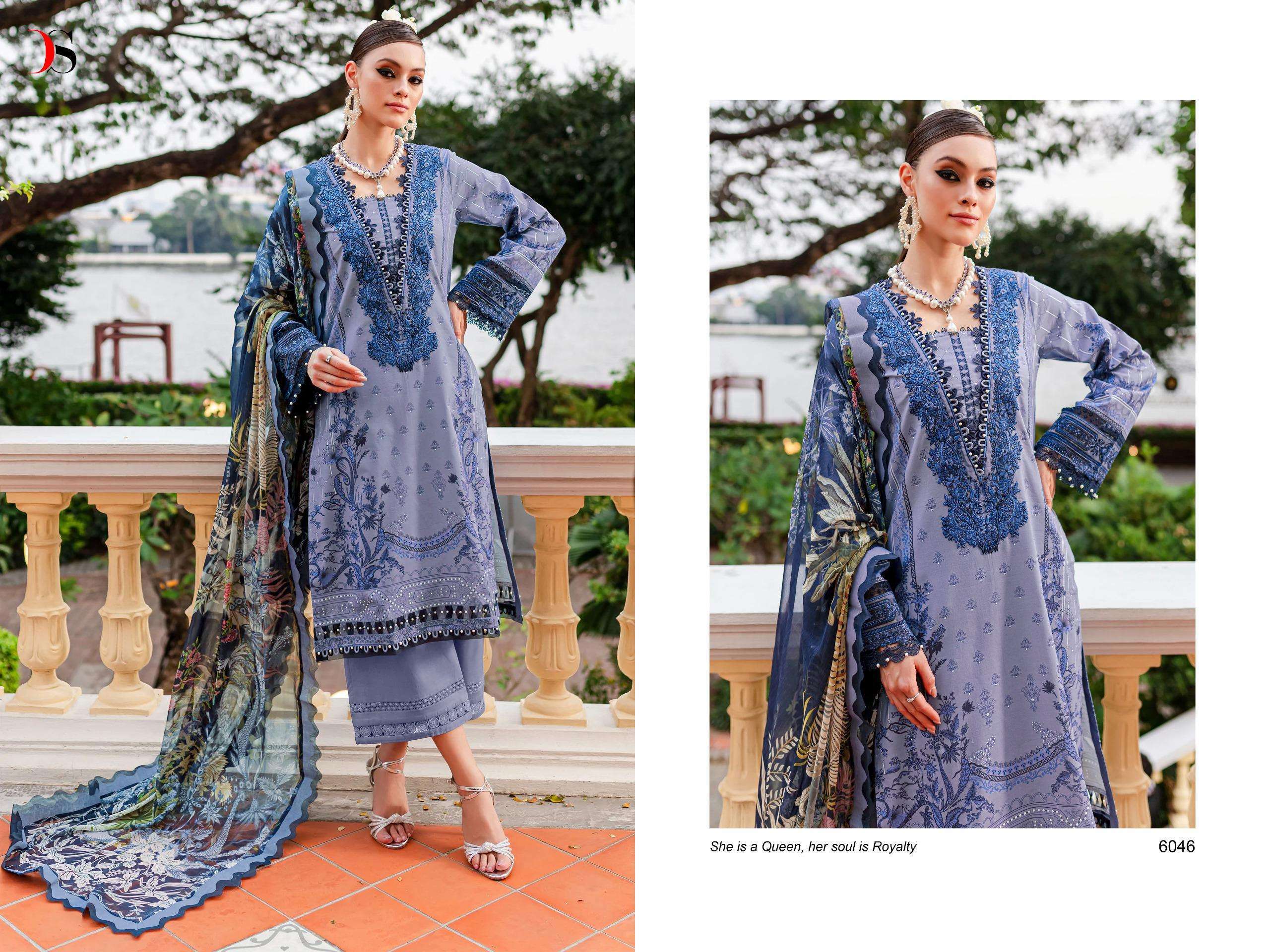 Deepsy Firdous Queens Court 7 Cotton Dupatta  Surat Party Wear Salwar Kameez Wholesale