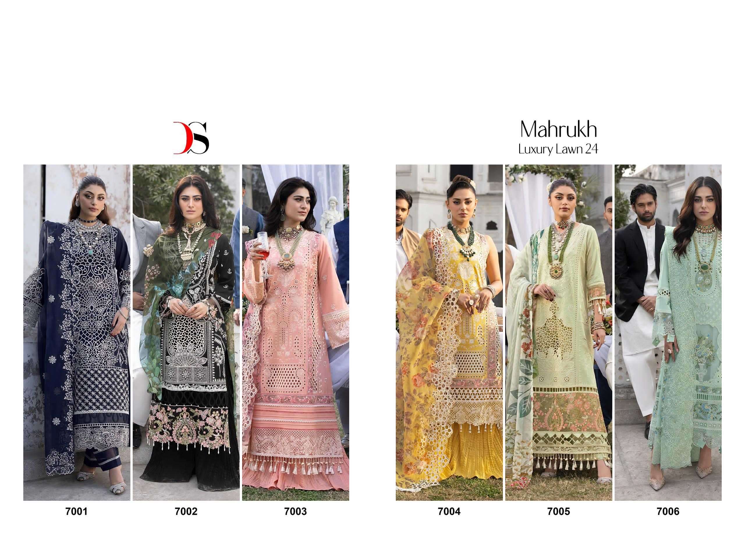 Deepsy Mahrukh Luxury Lawn Vol 24 Cotton Affordable Salwar Kameez wholesalers