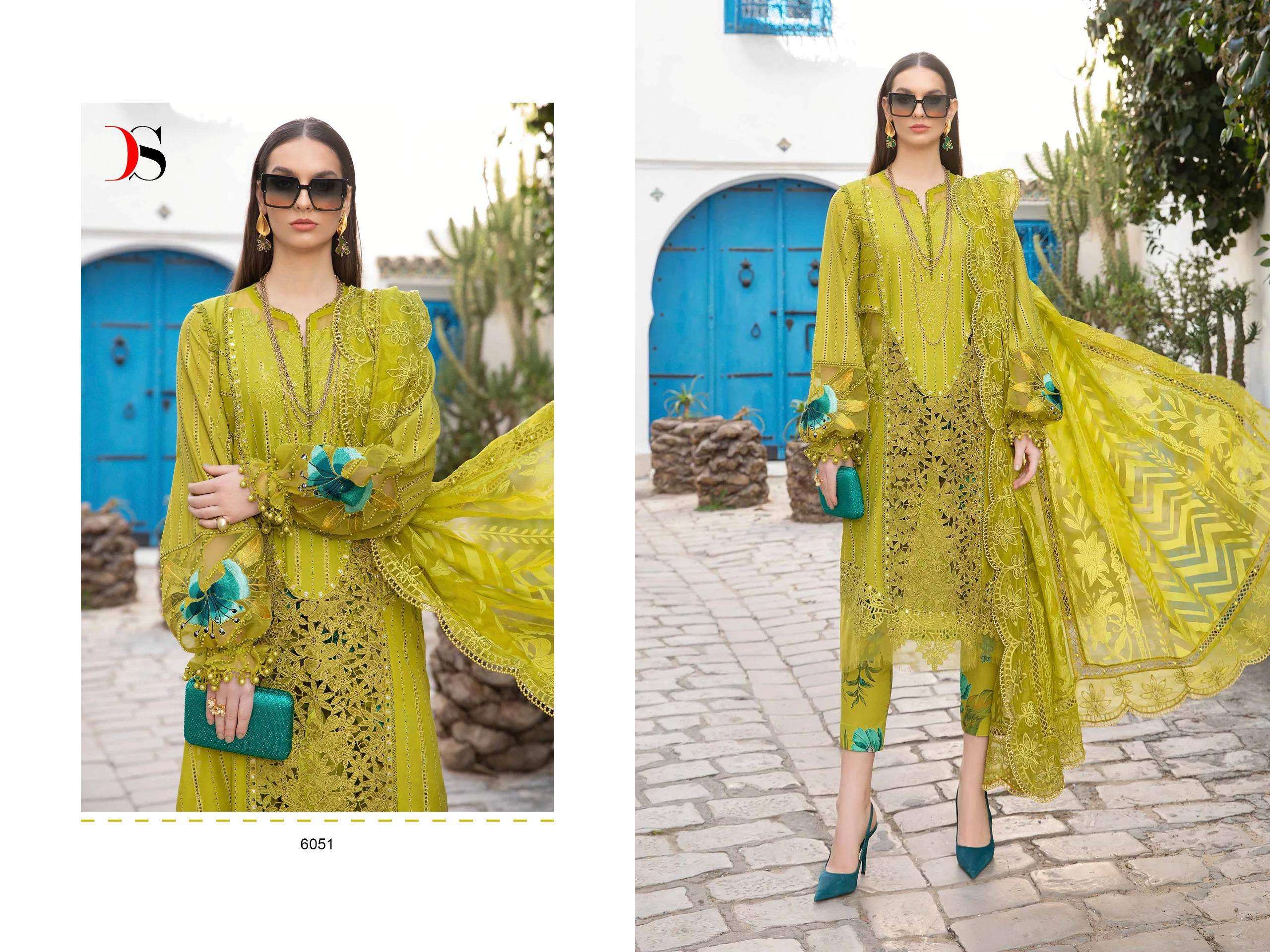 Deepsy Maria B Voyage Lawn 24 Cotton Dupatta Wholesale Ladies Salwar Kameez in Kolkata