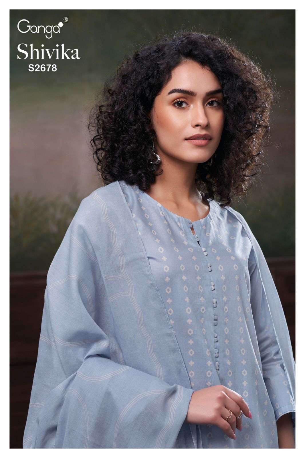 Ganga SHIVIKA 2678 Georgette dress materials wholesale.
